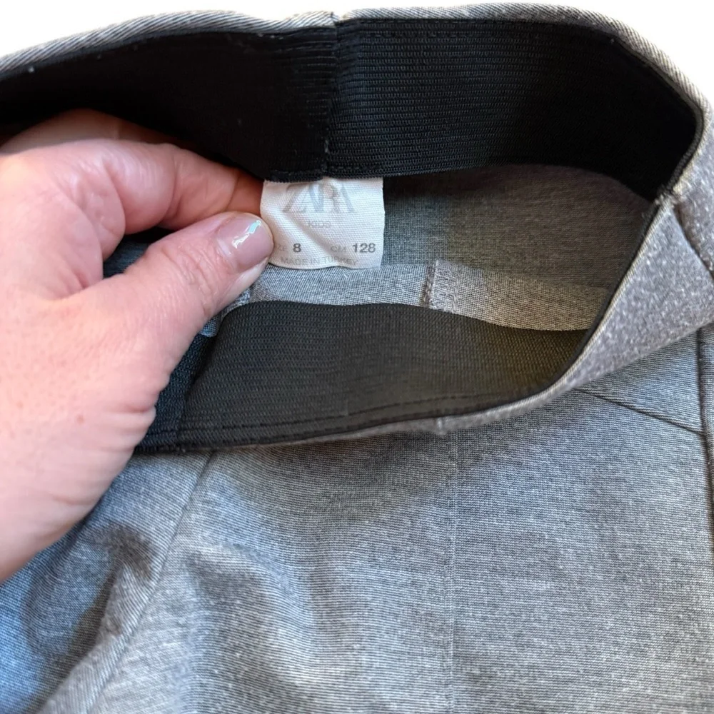 Zara| Kids Heather Gray Leggings -Size 8